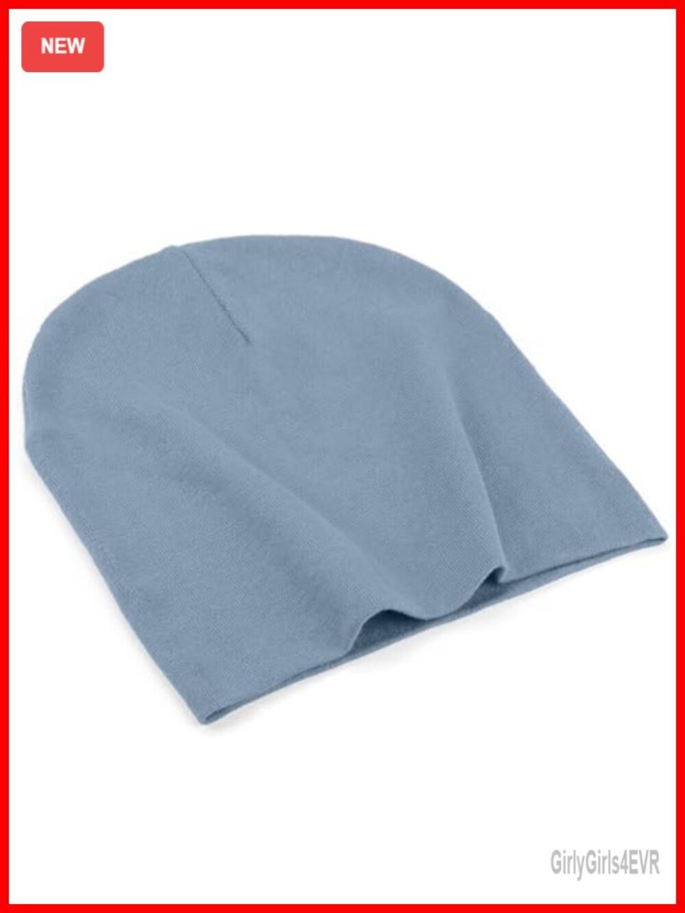 100% Cotton Ultra-Soft Slouchy Beanie, Lightweight Cuffed Knit Hat, Chemo Skull